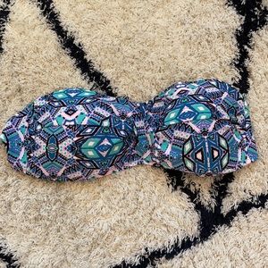 Jessica Simpson Kaleidoscope Bandeau Bikini L